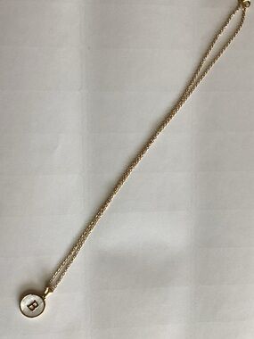 Gold Initial 'B' Pendant Necklace - Personalized Women's Jewelry